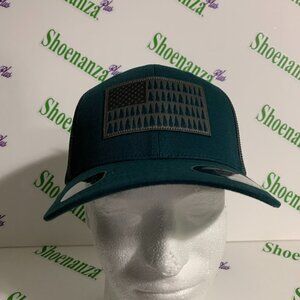 Columbia Hat Mesh Tree Flag Ball Cap Patriotic Baseball Trucker High Crown L/XL